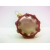 Czerwony Tamburyn - szklana bombka ręcznie malowana-14681