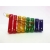 Kolorowe Cymbałki - szklana bombka ręcznie malowana-14707