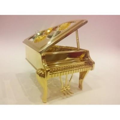 Miniaturowy fortepian z kryształami Swarowskiego -7231