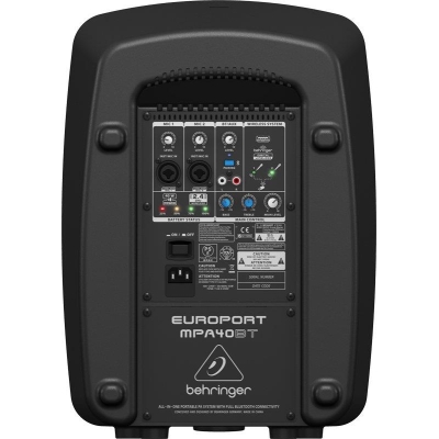 BEHRINGER EUROPORT MPA40BT głośnik BLUETOOTH z zasilaniem akumulatorowym - 12h pracy na baterii-9894