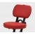 LIBEDOR Krzesło dla muzyka z oparciem i regulacją red-11129