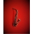 Srebrny saksofon - broszka, przypinka z zapięciem agrafkowym-11573