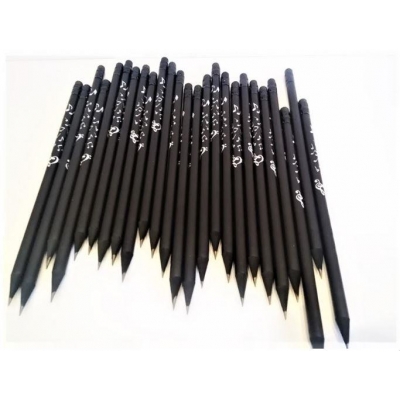 Muzyczny ołówek z nutkami - czarny-11805