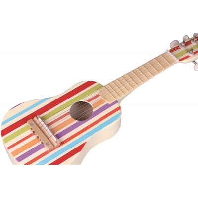Tęczowa gitara dla dzieci 6-strunowa-12823