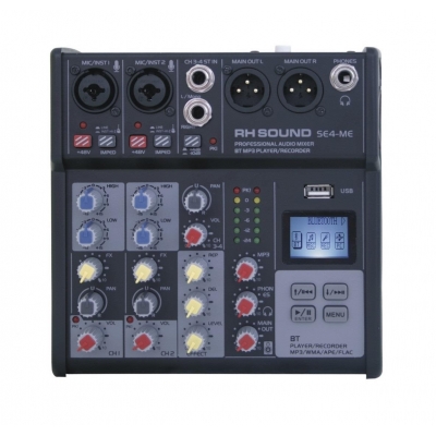 RH SOUND SE4-ME USB BLUETOOTH mixer audio + player/recorder MP3 WMA FLAC-12825