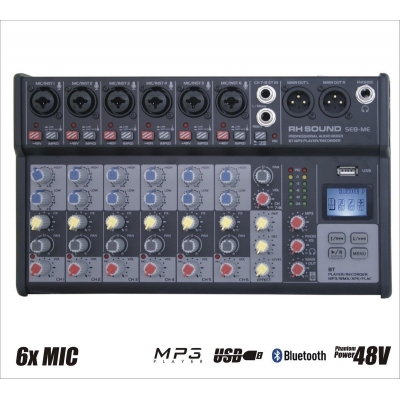 RH SOUND SE8-ME USB BLUETOOTH mixer audio + player/recorder MP3 WMA FLAC-12827