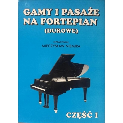Książka "Gamy i pasaże na fortepian- cz.1 (durowe) " M.Niemira-13591