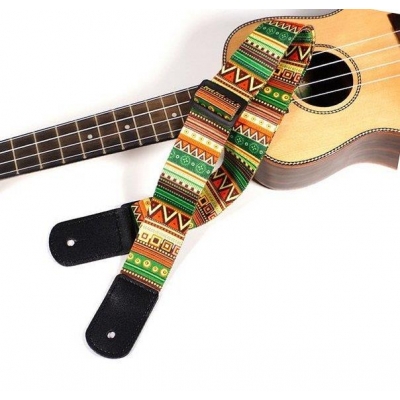 JEREMI regulowany pas do ukulele - kolory ziemi -13737
