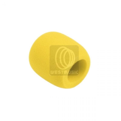 Gąbka ochronna na mikrofon - żółta-14226