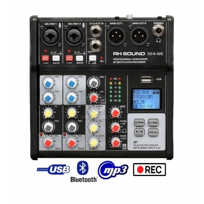 RH SOUND SE4-ME USB BLUETOOTH mixer audio + player/recorder MP3 WMA FLAC-14624
