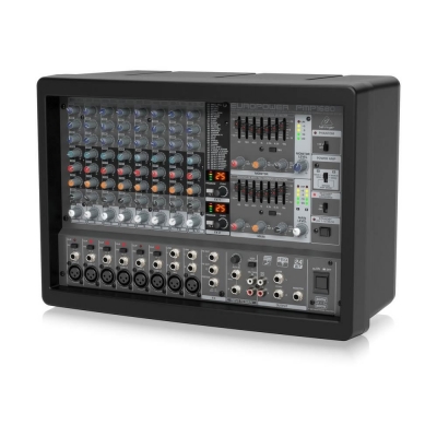 BEHRINGER EUROPOWER PMP1680S -10-kanałowy powermikser 1600W z procesorem efektów i systemem eliminacji sprzężeń FBQ.-1