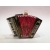 Akordeon z czerwonym miechem - szklana bombka ręcznie malowana-14675