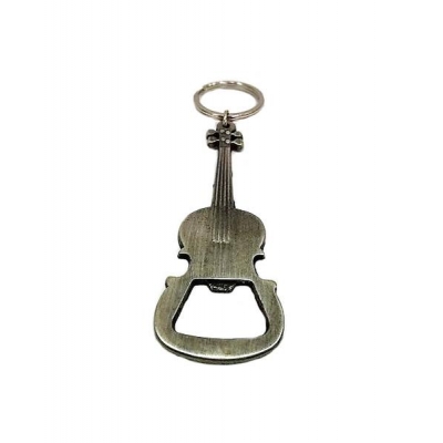 Metalowy brelok - otwieracz do butelek - skrzypce-14791
