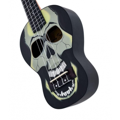 HARLEY BENTON Ghost Skull ukulele sopranowe -15099