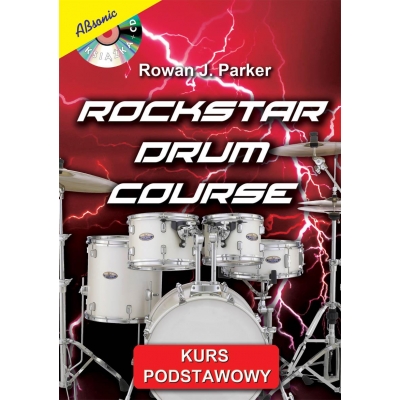 Książka "Rockstar Drum Course - kurs podstawowy" + płyta CD-15187