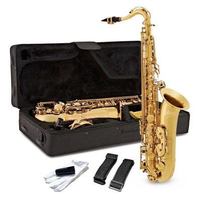 V-TONE saksofon tenorowy złoty z futerałem i akcesoriami -16091
