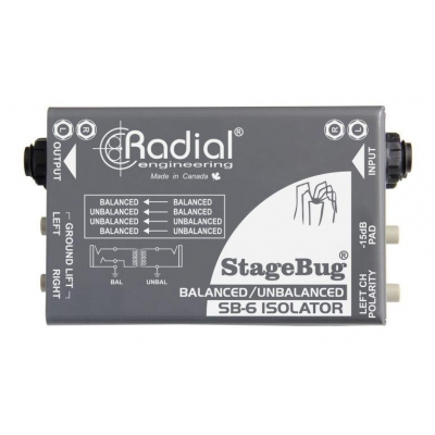 RADIAL SB-6 Isolator DI-box pasywny-16245