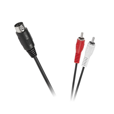 CABLETECH kabel DIN 5-pin - 2x RCA - 1.2 m -16532