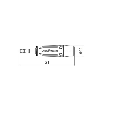 ROXTONE wtyk JACK 3.5 mm stereo niklowany-17201