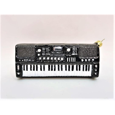 Keyboard - szklana bombka ręcznie malowana-17611