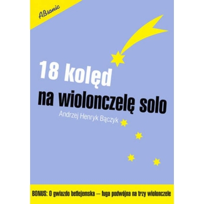 Książka "18 kolęd na wiolonczelę solo" + ONLINE -17646