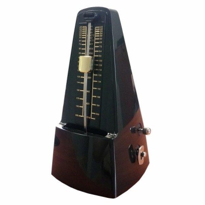 PIRAMIDA metronom mechaniczny z dzwonkiem - czarny-17747