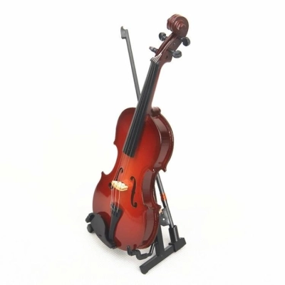 Miniaturowe drewniane skrzypce-18034