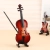 Miniaturowe drewniane skrzypce-18029