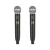 AZUSA zestaw mikrofonów bezprzewodowych UHF - 2 mikrofony doręczne-18231