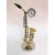 Miniaturowy saksofon z zegarkiem - gold-18818