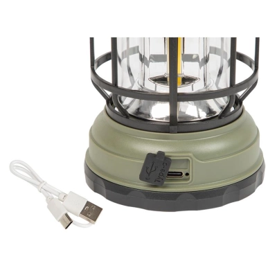 Lampka kempingowa LED - NAVY GREEN - USB-C 9W - wbudowany akumulator - ładowanie USB-C-19590