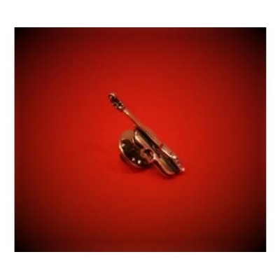Srebrne skrzypce - przypinka, broszka-6958