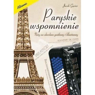 Książka "Paryskie wspomnienie na akordeon guzikowy i klawiszowy"-8578