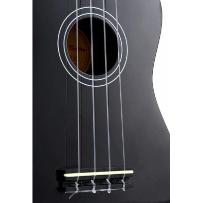 HARLEY BENTON UK-12 BLACK ukulele sopranowe z pokrowcem-9702