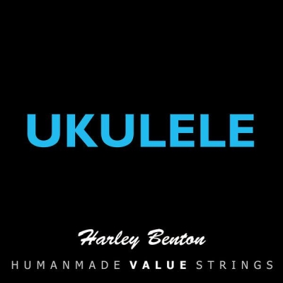 HARLEY BENTON Black Nylon struny do ukulele -9924